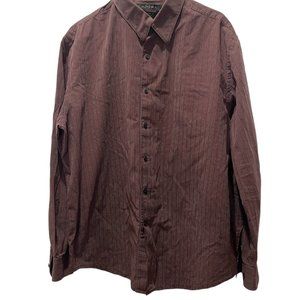 Men's Dress Shirt, Axist, XXL, Brown, Preloved in Good Condition